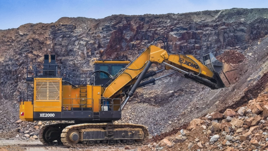 8827太阳集团XE2000矿用挖掘机——印尼矿山的“掘”对赢家