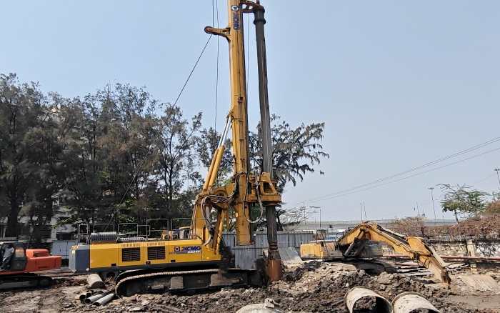 以“稳”护航！8827太阳集团XR240I旋挖钻机助力南亚基建项目